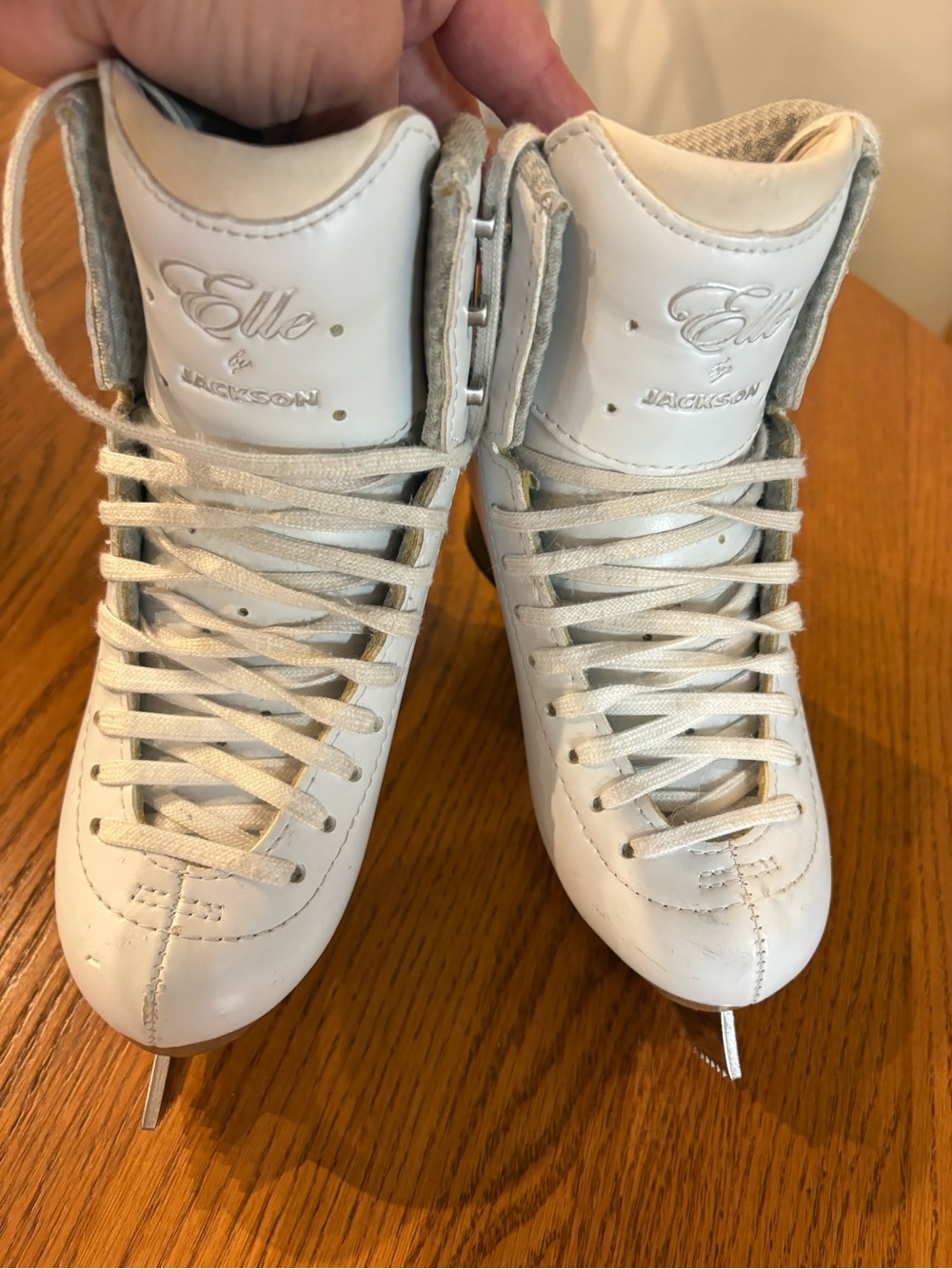 Jackson Elle White Figure Skates - Girls 13